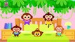 23.Five Little Monkeys Jumping on the Bed! - Fun Nursery Rhymes of Pinkfong Ninimo - Pinkfong Kids Song