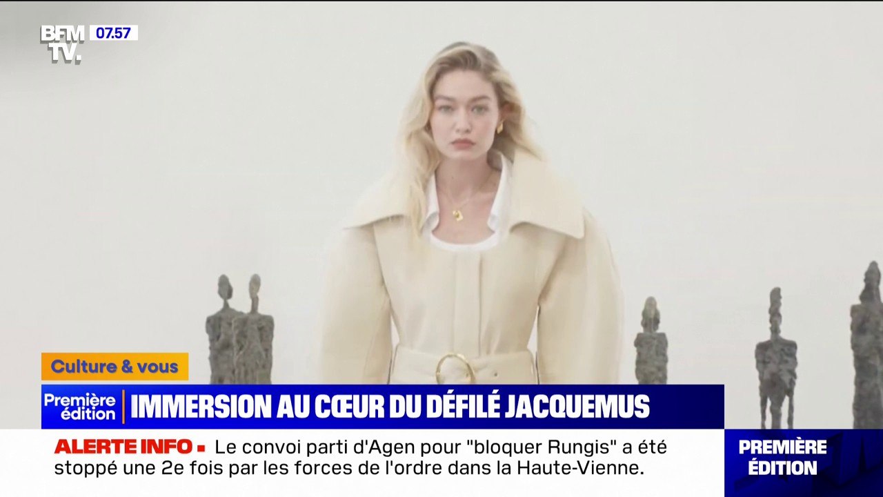 Au cœur du défilé "Les Sculptures" de Jacquemus, à la fondation Maeght à Saint-Paul-de-Vence