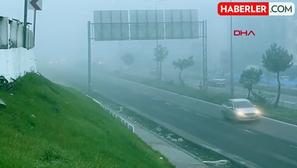 Bartın'da Sis Nedeniyle Ulaşım Yavaşladı