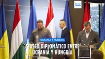 Ucrania y Hungría mantienen una reunión pero no logran avances para desbloquear la ayuda europea