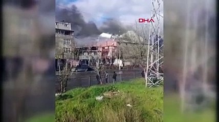 İstanbul'da korkutan yangın! Müdahale sırasında patlama oldu
