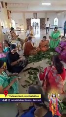 Preparations & decoration at Trivikram Math Atutilbaladham for inauguration of Ram Mandir in Ayodhya