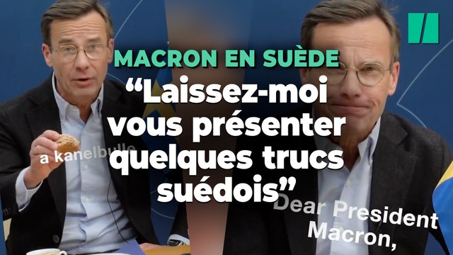 Les conseils (très drôles) du premier ministre suédois souhaitant la bienvenue à Macron