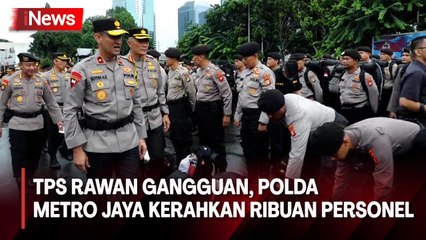 Puluhan TPS Rawan Gangguan saat Pemilu 2024, Polda Metro Jaya Kerahkan Belasan Ribu Personel