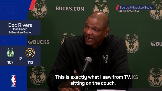 It was like watching TV - new Bucks coach Rivers sees familiar patterns in loss