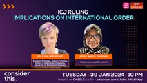 Consider This: ICJ Ruling (Part 1) - What Implications for Israel & Its Allies?