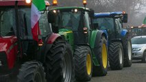 La protyesta degli agricoltori: i trattori si radunano a Voghera