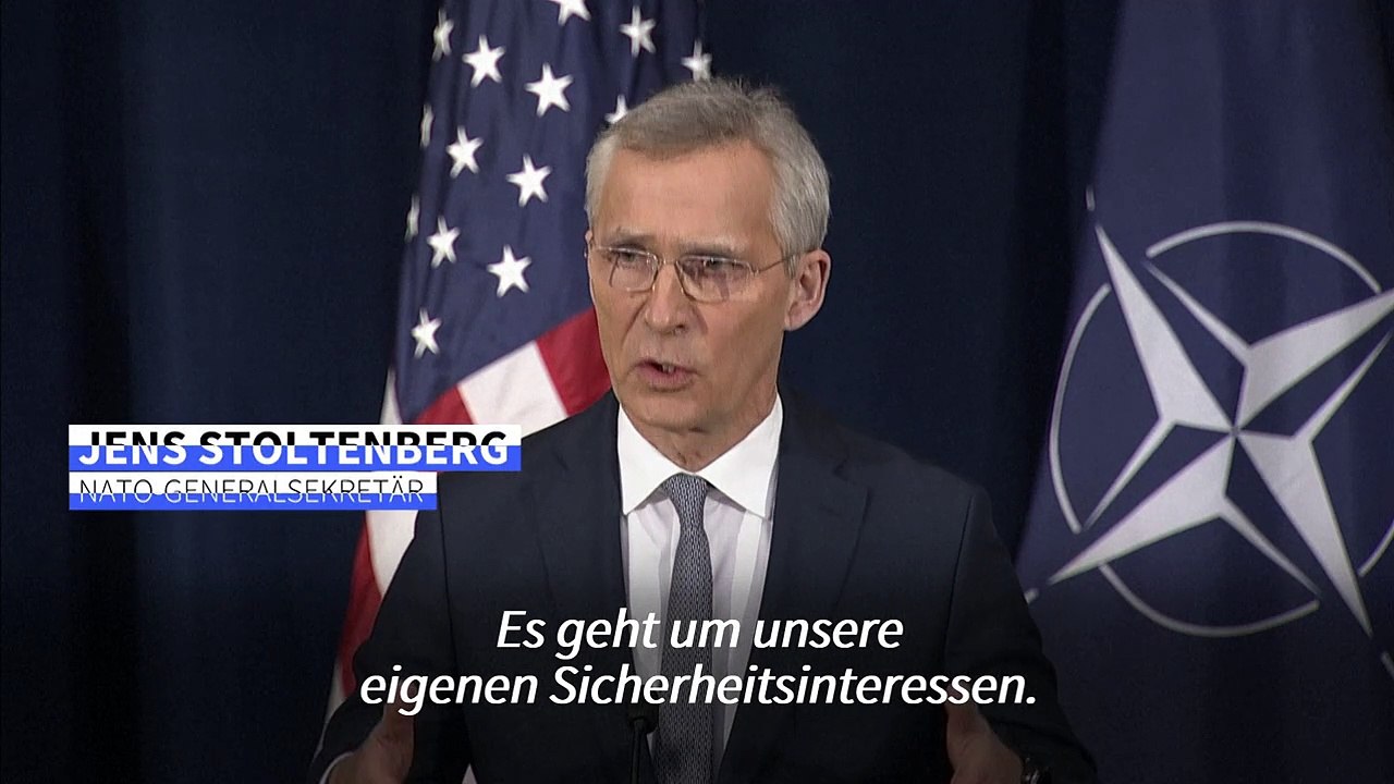 Stoltenberg: Sieg Russlands über Ukraine wäre 'Tragödie für die Welt'