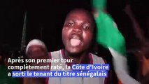 CAN: les Ivoiriens célèbrent la victoire de leur pays qui élimine le Sénégal