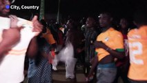 CAN: les Ivoiriens célèbrent la victoire de leur pays qui élimine le Sénégal