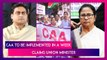 CAA To Be Implemented In A Week, Claims Union Minister Shantanu Thakur; Mamata Banerjee Slams BJP
