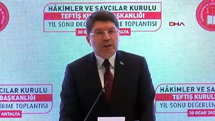 Bakan Tunç: Türk yargısının siyasi veya başka bir konumla yıpratılmasına müsaade etmememiz gerekir