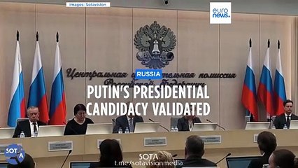 Putin officially registered for March presidential election