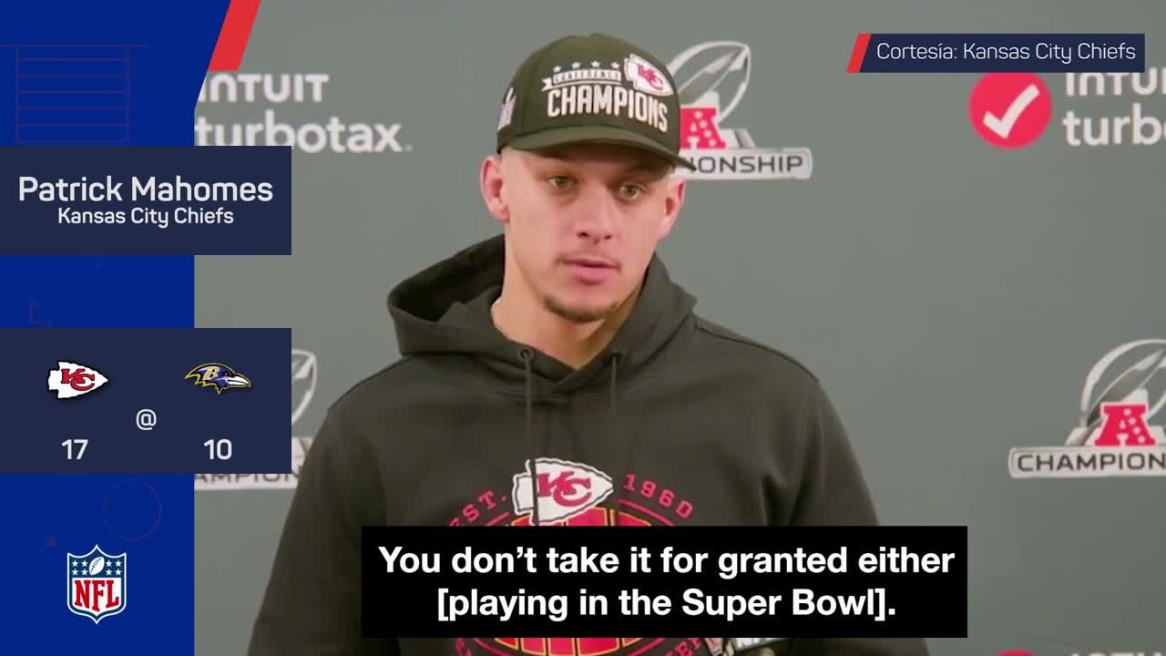 "The job's not done" -Mahomes