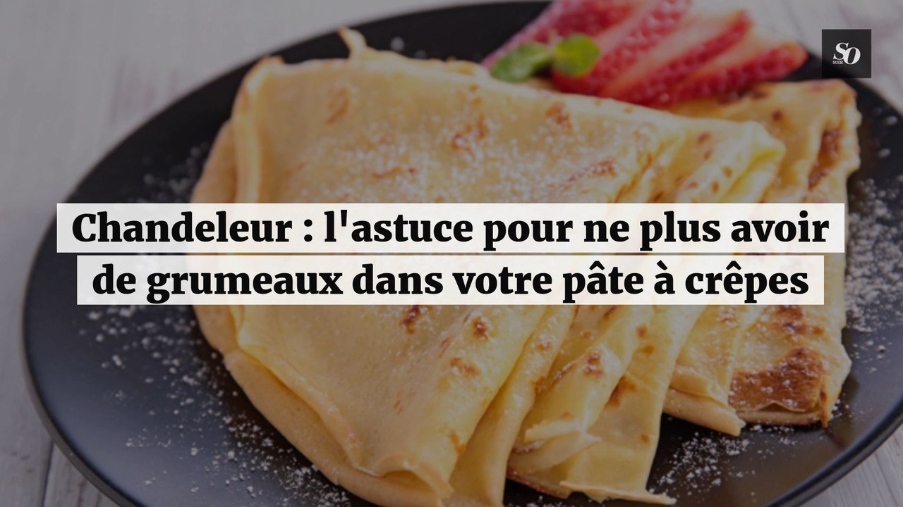 Chandeleur : l'astuce pour ne plus avoir de grumeaux dans votre pâte à crêpes