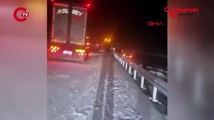 Antalya'ya kar yağdı