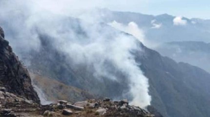 Incendios forestales en la Sierra Nevada preocupan por difícil acceso a la zona