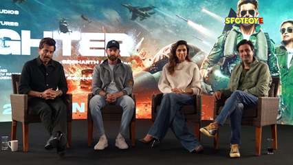 Fighter Press Conference | Deepika Padukone, Hrithik Roshan, Anil Kapoor | SpotboyE Exclusive !