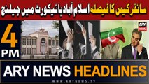 ARY News 4 PM Headlines 30th January 2024 | Cipher case decision challenged in IHC