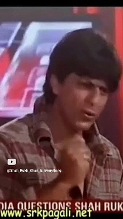 Shah Rukh Khan about his love for acting