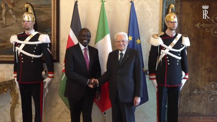 Download Video: Mattarella riceve il presidente del Kenya William Samoei Ruto