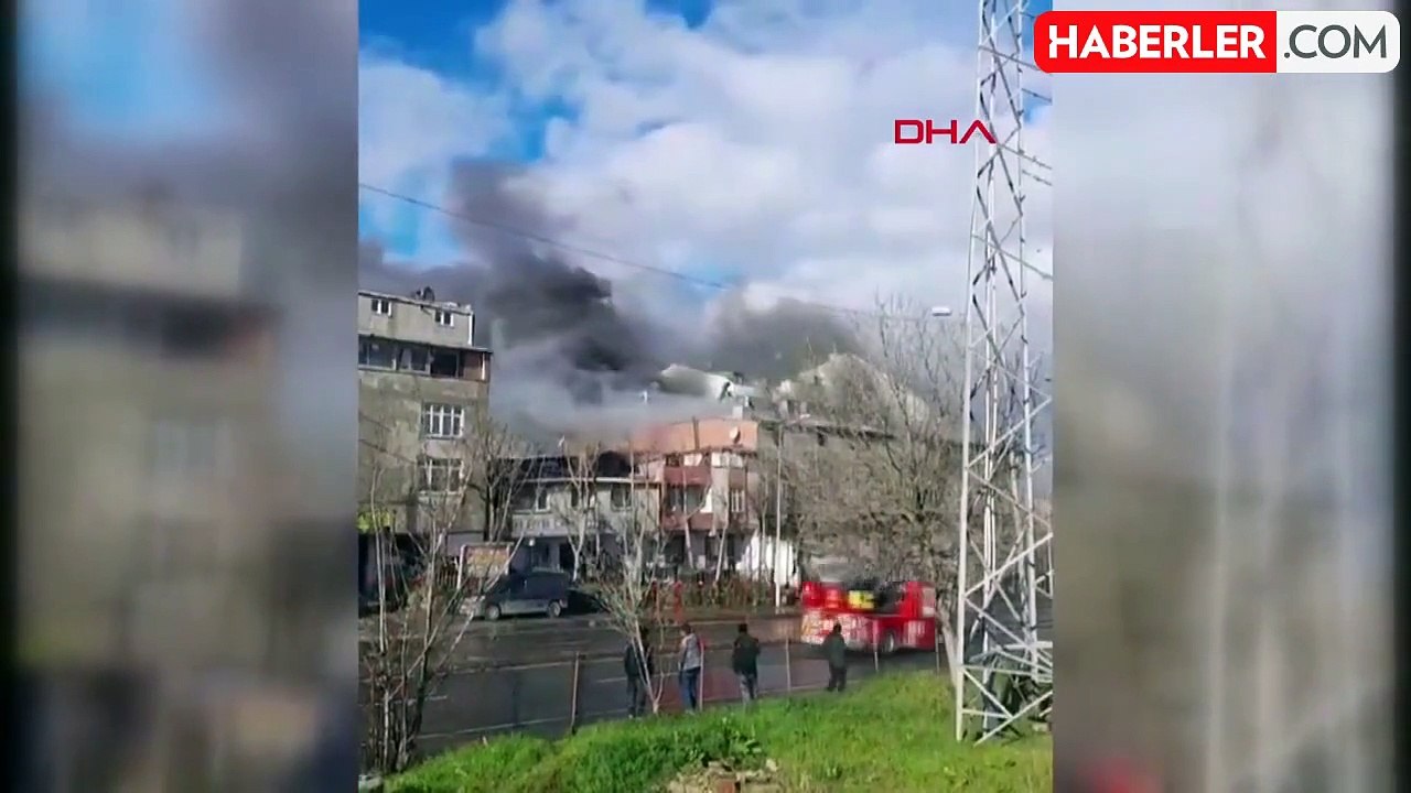 Sultangazi'de Ayakkabı İmalathanesinde Yangın ve Patlama