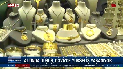 Altında düşüş, dövizde yükseliş yaşanıyor