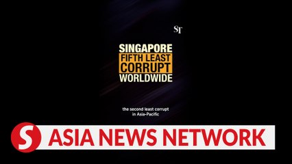 The Straits Times | Singapore ranked fifth least corrupt country in 2023