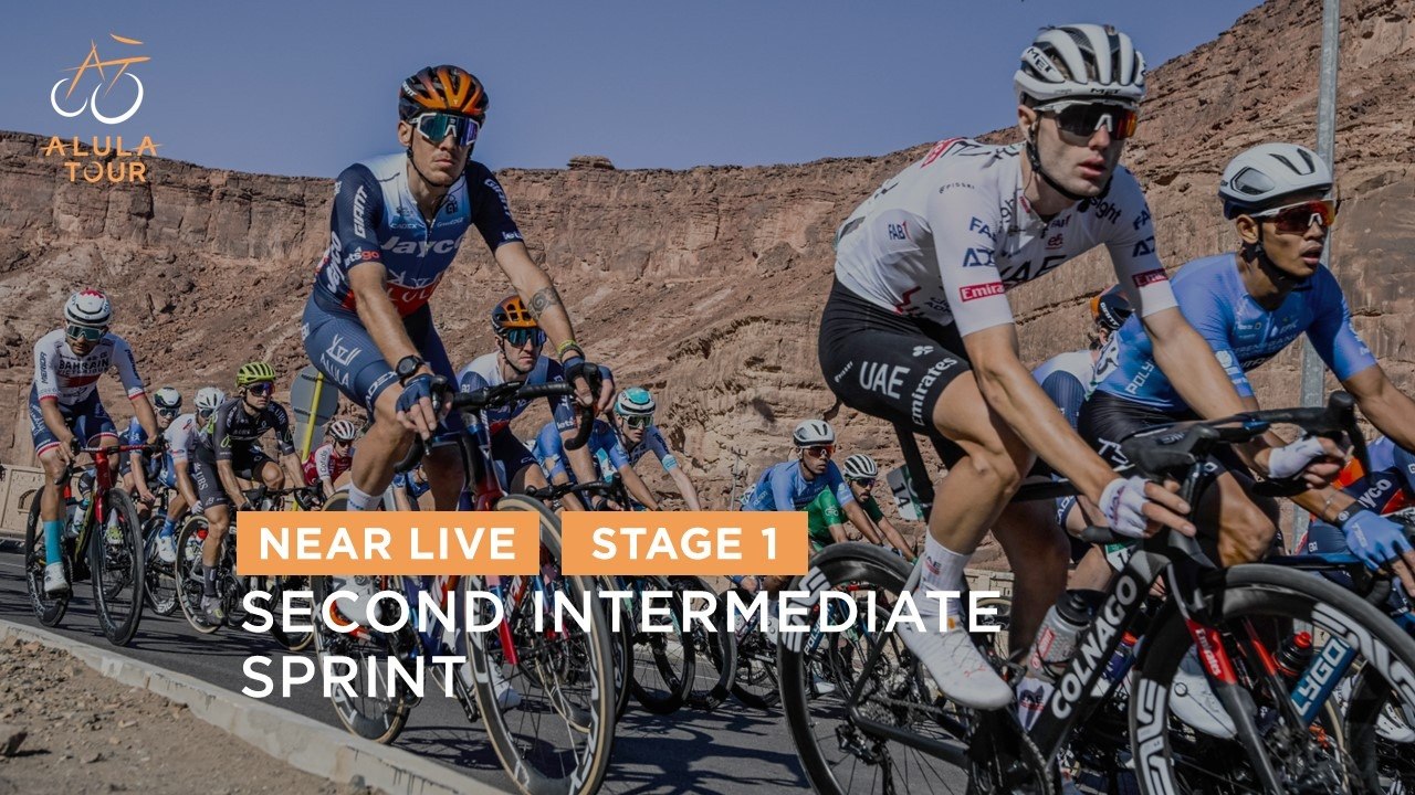 Second Intermediate sprint - Stage 1 - The AlUla Tour 2024 - video ...
