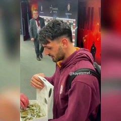 Galatasaray’ın Günay Güvenç’inden basın mensuplarına tatlı!