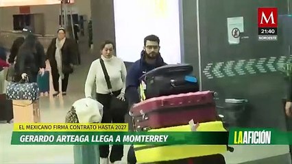 Gerardo Arteaga llega a Monterrey para reportar como jugador de Rayados