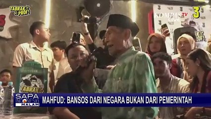 Mahfud MD Angkat Bicara soal Bansos Bukan dari Pemerintah