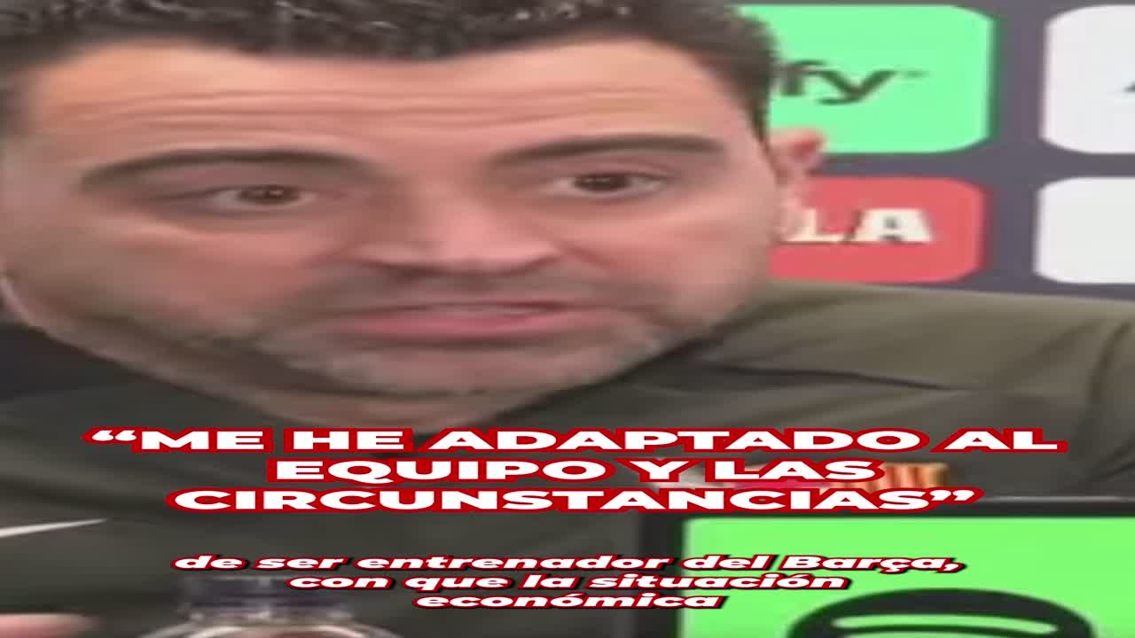 Xavi: "No me he quejado nunca"