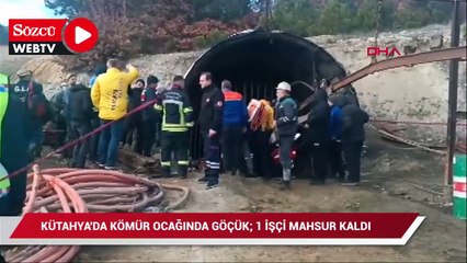 Kütahya'da kömür ocağında göçük
