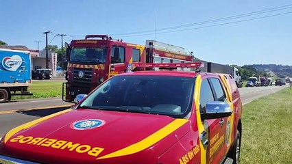 Médico do Corpo de Bombeiros fala sobre atendimento em grave acidente na BR-277, em Cascavel