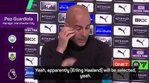 Guardiola confirms Haaland return