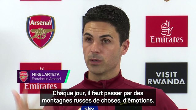 Arteta : “Le sport ou la méditation sont de bons moyens de couper avec la pression du métier”