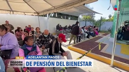 Entregan dos bimestres de Pensiones del Bienestar por elecciones