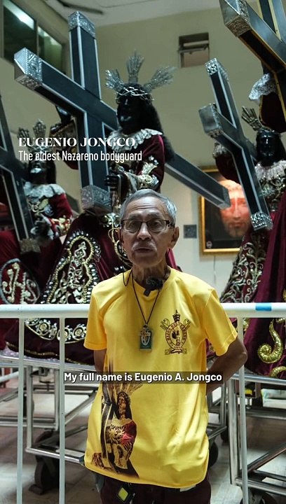 Eugenio Jongco, Oldest Nazarene Bodyguard and Devotee