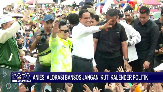 Anies Baswedan Kritik Pembagian Bansos Jelang Pemilu: Ikut Kalender Kebutuhan Rakyat, Bukan Politik
