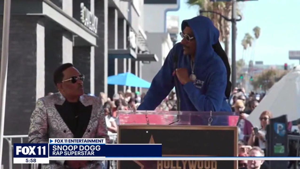 Snoop Dogg credits Charlie Wilson for saving his marriage at singer’s Hollywood Walk of Fame ceremony