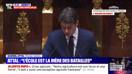 Gabriel Attal: "On ne négocie pas avec la République, on l'accepte, on la respecte"