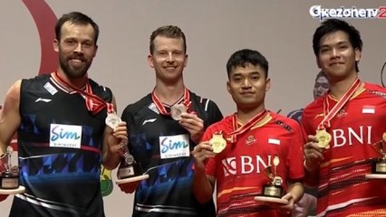 Leo & Daniel Dominasi Final, Juara Ganda Putra di Indonesia Masters 2024 🏆