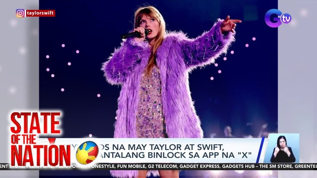 Keywords na may Taylor at Swift, pansamantalang binlock sa app na X | SONA