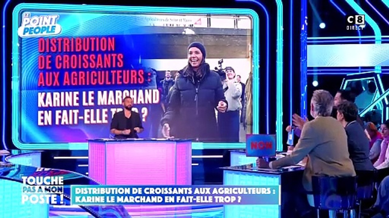 "Je suis gêné, on dirait un spectacle" : Cyril Hanouna et ses chroniqueurs critiquent violemment Karine Le Marchand sur le plateau de "TPMP"