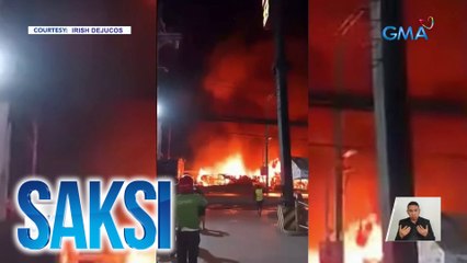 'Di bababa sa 17 tindahan at 2 motorsiklo, natupok | Saksi