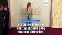 Rede social X restaura pesquisas por Taylor Swift após bloqueio temporário