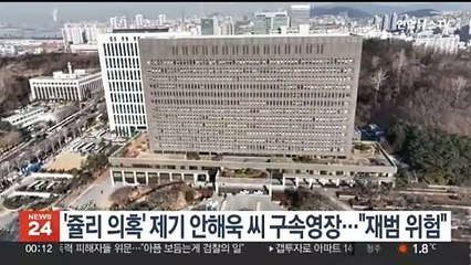 '쥴리 의혹' 제기 안해욱 씨 구속영장…"재범 위험"