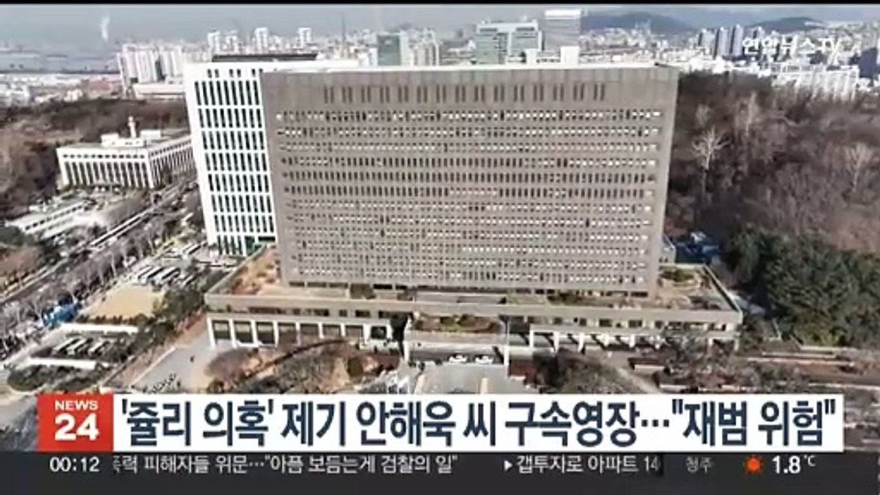 '쥴리 의혹' 제기 안해욱 씨 구속영장…"재범 위험"