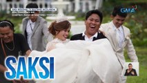 Wedding coordinator, binuhat ang bride para hindi maputikan | Saksi